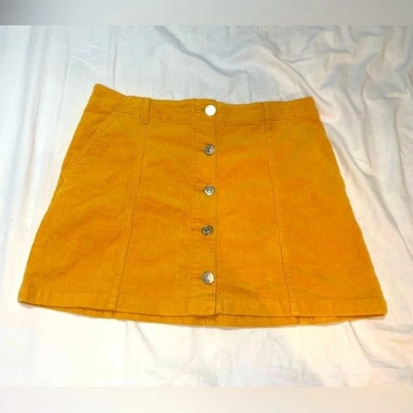 Forever 21 button down‎ skirt size 31 / 12 - Picture 1 of 4
